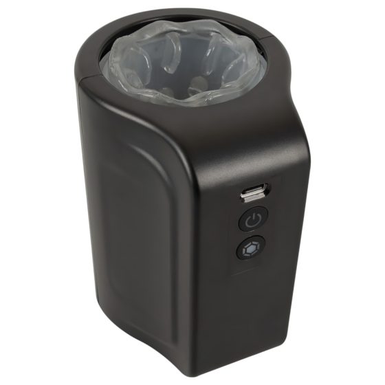 Rebel - vodotesný rotačný masturbátor - čierny