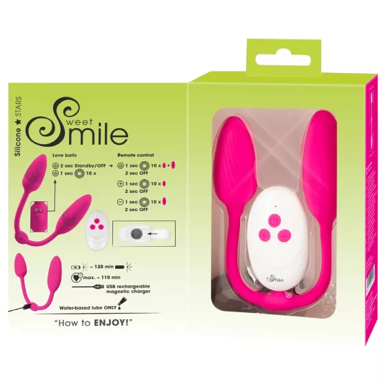 Sweet Smile - RC Dvojitá gejša gulička (ružová)
