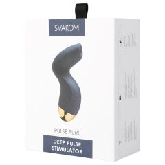   Svakom Pulse Pure - nabíjateľný, pulzný stimulátor klitorisu (modrý)