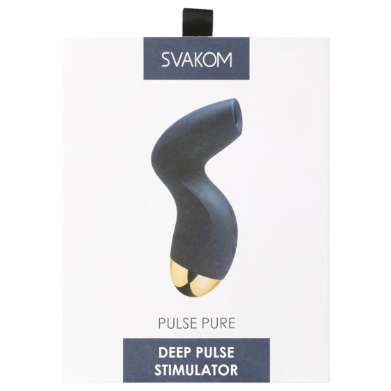 Svakom Pulse Pure - nabíjateľný, pulzný stimulátor klitorisu (modrý)