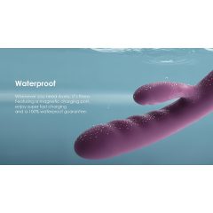   Svakom Avery - nabíjací vibrátor s dráždiacim ramenom (fialová)