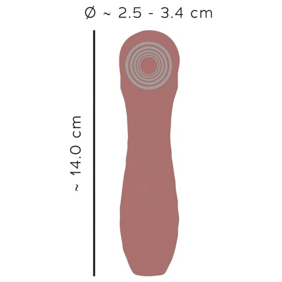 You2Toys Hazel 01 - akumulátorový, flexibilný masážny vibrátor (fialový)