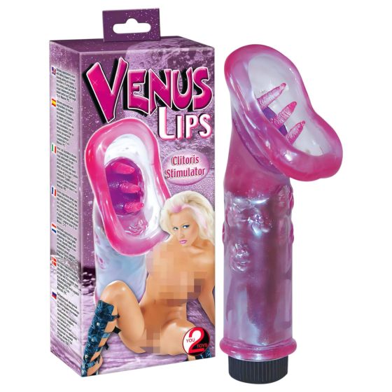 You2Toys Venus Lips - klitorisový vibrátor (ružový)