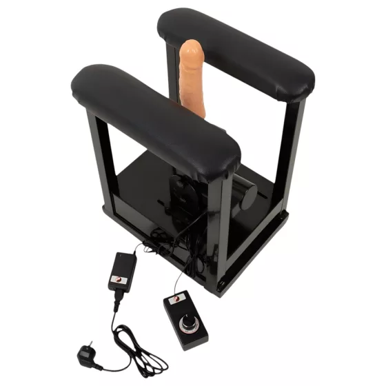 The Banger Sit-On-Climaxer - sieťová sexuálna mašina (čierna)