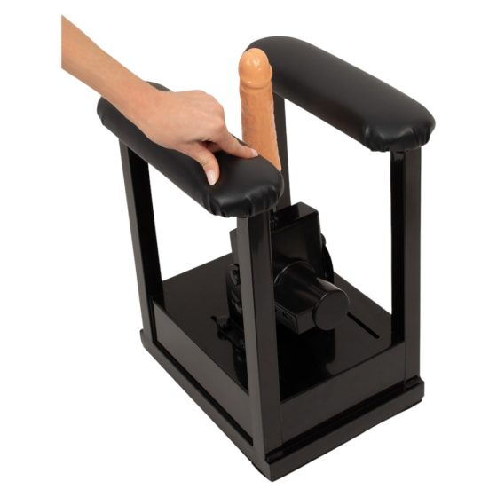 The Banger Sit-On-Climaxer - výkonný stroj na sex (čierny)