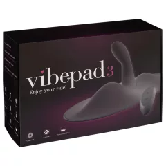   VibePad 3 - vibračný vankúš na G-bod - dobíjací, diaľkové ovládanie - čierny