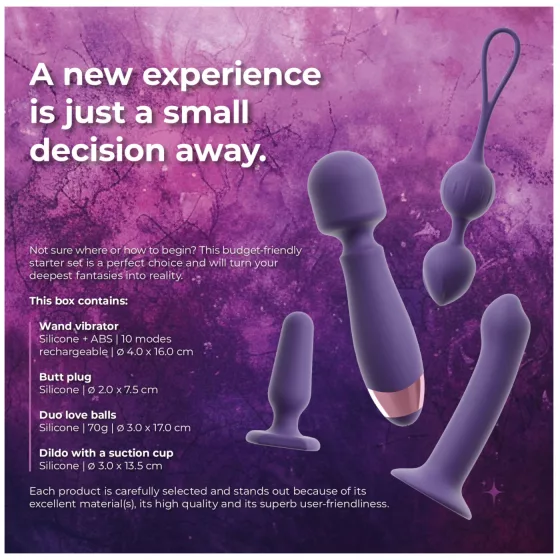 Magic Shiver Feminine - erotická sada pre ženy - 4 diely