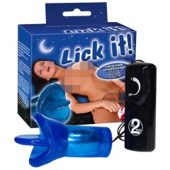 You2Toys Lick It oral - masturbátor pre ženy (modrý)