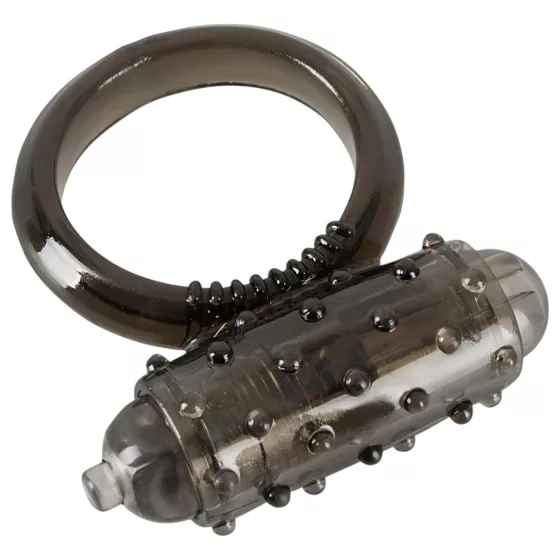 You2Toys - vibračný krúžok na penis - silikón - čierny