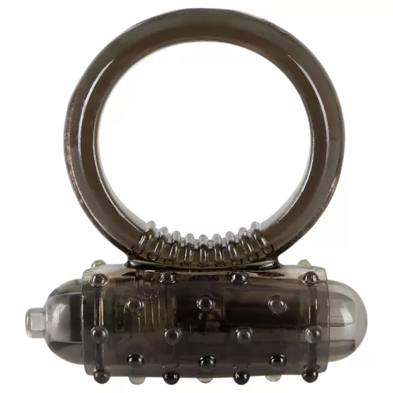 You2Toys - vibračný krúžok na penis - silikón - čierny