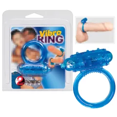   You2Toys - vibračný silikónový erekčný krúžok - modrý
