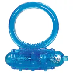   You2Toys - vibračný silikónový erekčný krúžok - modrý