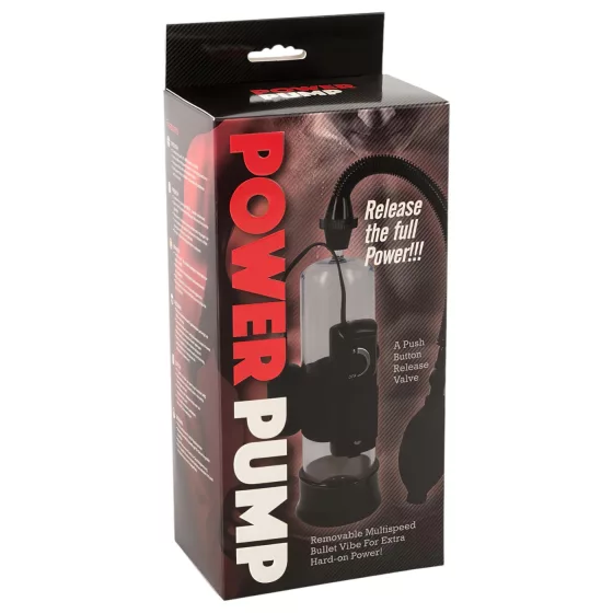 Vibrátor - vákuová pumpa na penis - vibrácie