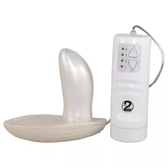 You2Toys - nasadzovací vibrátor pre ženy - biela