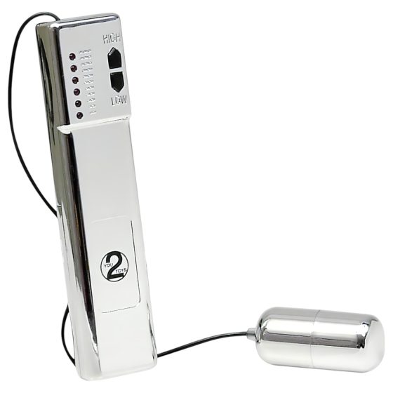 You2Toys - vibračné vajíčko - strieborné