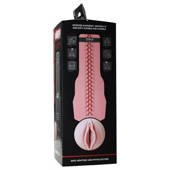Fleshlight - vibračná umelá vagína - ružová