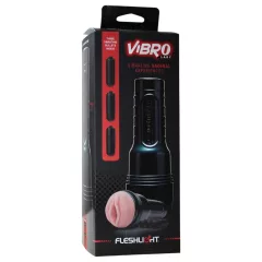 Fleshlight - vibračná umelá vagína - ružová
