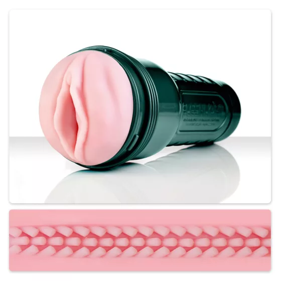 Fleshlight - vibračná umelá vagína - ružová