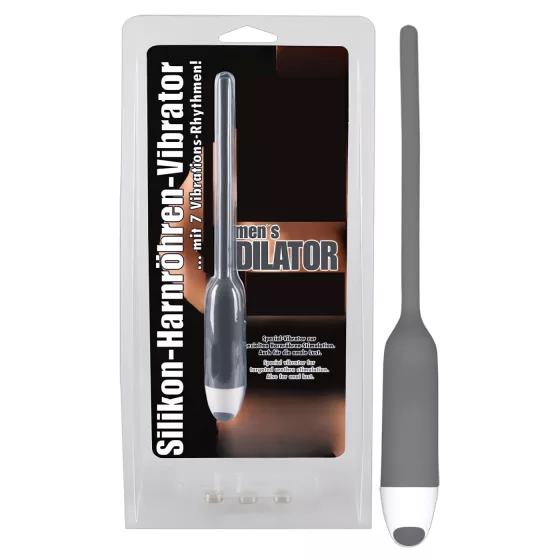 You2Toys - dilatátor vibrátorom - silikónový - sivý 6 mm