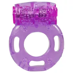   You2Toys - vibračný erekčný krúžok - jednorazový - fialový