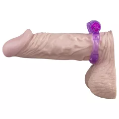   You2Toys - vibračný erekčný krúžok - jednorazový - fialový