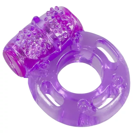 You2Toys - vibračný erekčný krúžok - jednorazový - fialový