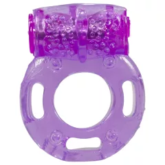   You2Toys - vibračný erekčný krúžok - jednorazový - fialový