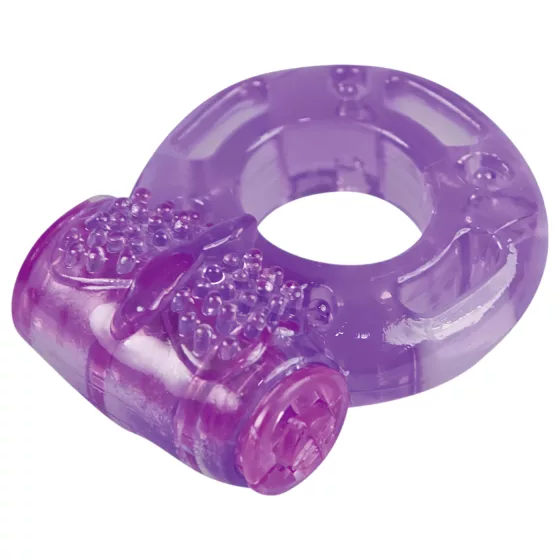 You2Toys - vibračný erekčný krúžok - jednorazový - fialový