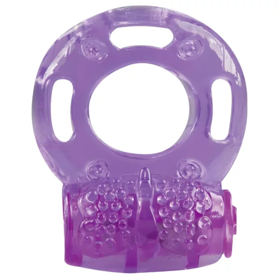 You2Toys - vibračný erekčný krúžok - jednorazový - fialový