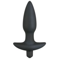   Black Velvet Plug Vibe - vibračný análny kolík - strednej veľkosti