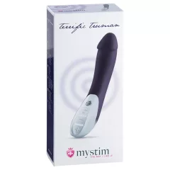 mystim - vibrátor pre mužov - 2 motory - silikón modrý