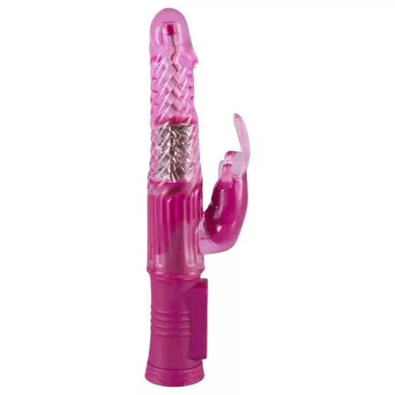 You2Toys - vibrátor s perličkami a zajačikom - fialový
