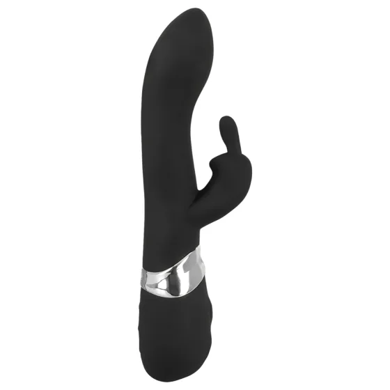SMILE Blacky - vibrátor s 2 motormi - USB nabíjanie - čierny