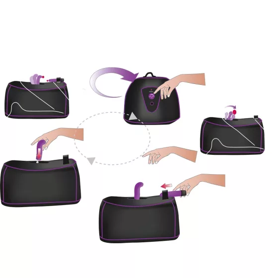 You2Toys - rotačný sex stroj na G a P bod - sieťový napájanie