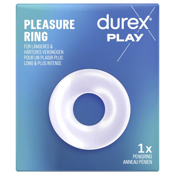 Durex Pleasure Ring - erekčný krúžok (priehľadný)