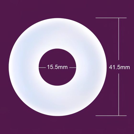Durex Pleasure Ring - erekčný krúžok (priehľadný)