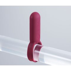 TENGA Smart Vibe - vibračný krúžok na penis (červený)