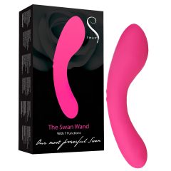   The Swan Wand - nabíjateľný masážny vibrátor (ružový)
