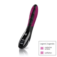   mystim Sizzling Simon - elektro stimulátor vibrátor - čierny