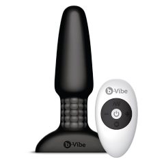   B-Vibe Rimming Remote Control Plug - análny vibrátor (čierny)