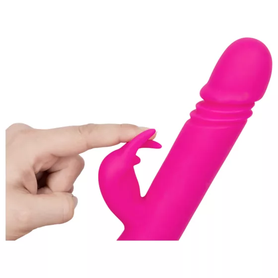 Vibe Couture - vibrátor králik s lökacou funkciou - silikón ružový
