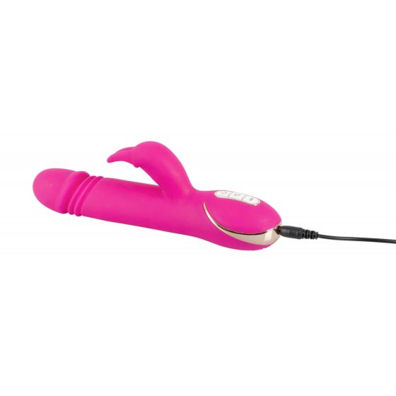 / Vibe Couture Rabbit Skater - Vibrátor na stimuláciu bodu G s funkciou prirážania (pink)