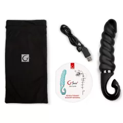   Gvibe - vibrátor pre bod G - nabíjateľný, vodotesný silikón - čierny