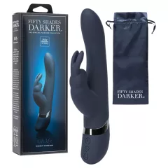   Fifty Shades Darker Oh My Rabbit Vibrator - vibrátor na bod G a klitoris (modrý)