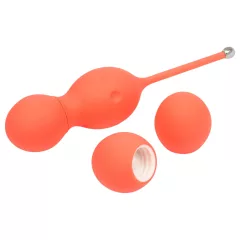   We-Vibe Bloom - venušine guličky - vymeniteľné závažia - oranžová