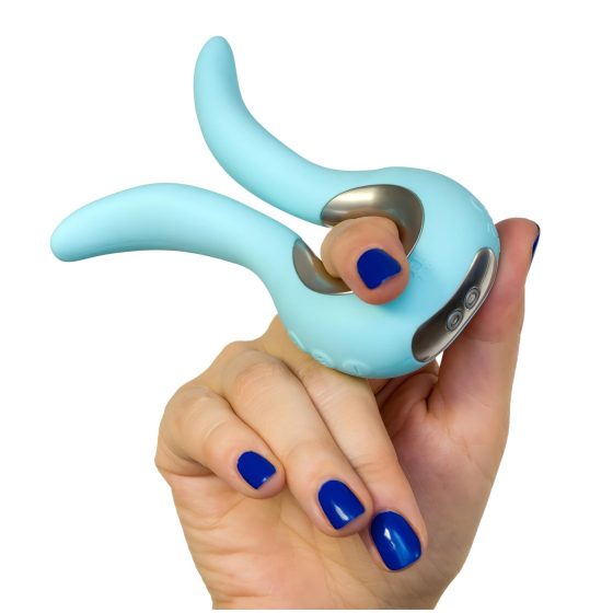 G-vibe Mini - Silikónový vibrátor s USB (mentolová)
