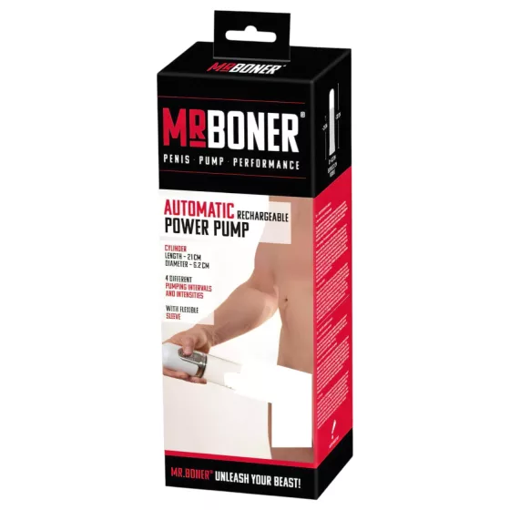You2Toys - Mister Boner Automatic - akumulátorová vákuová pumpa na penis