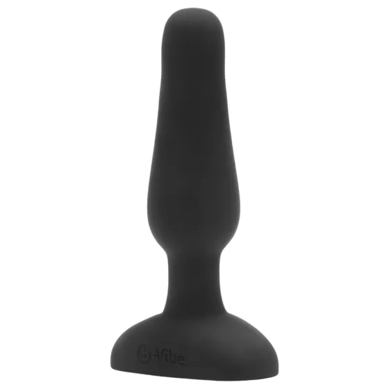 b-Vibe Novice - análny vibrátor pre začiatočníkov - čierny
