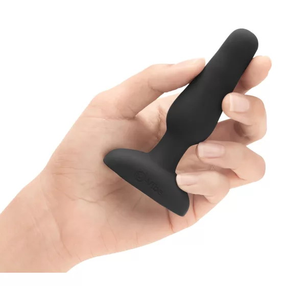 b-Vibe Novice - análny vibrátor pre začiatočníkov - čierny