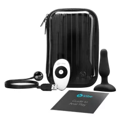   b-Vibe Novice - análny vibrátor pre začiatočníkov - čierny